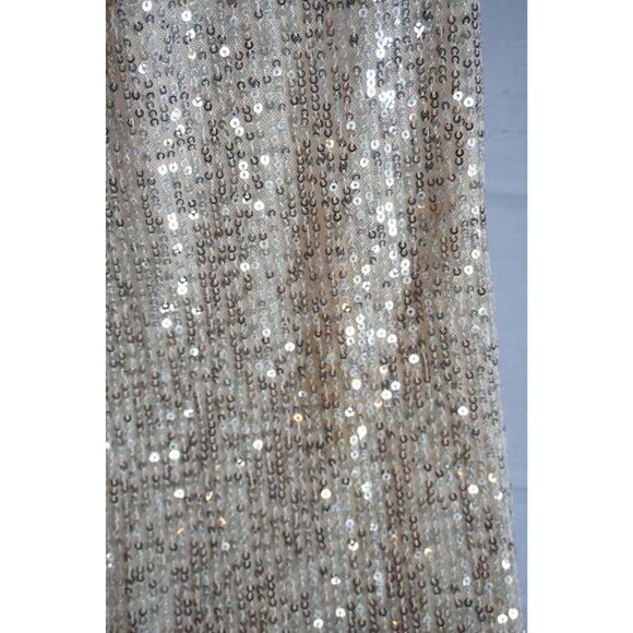 By Together Gold Sequin High Rise Flared Pants– Size S - Picture 7 of 8